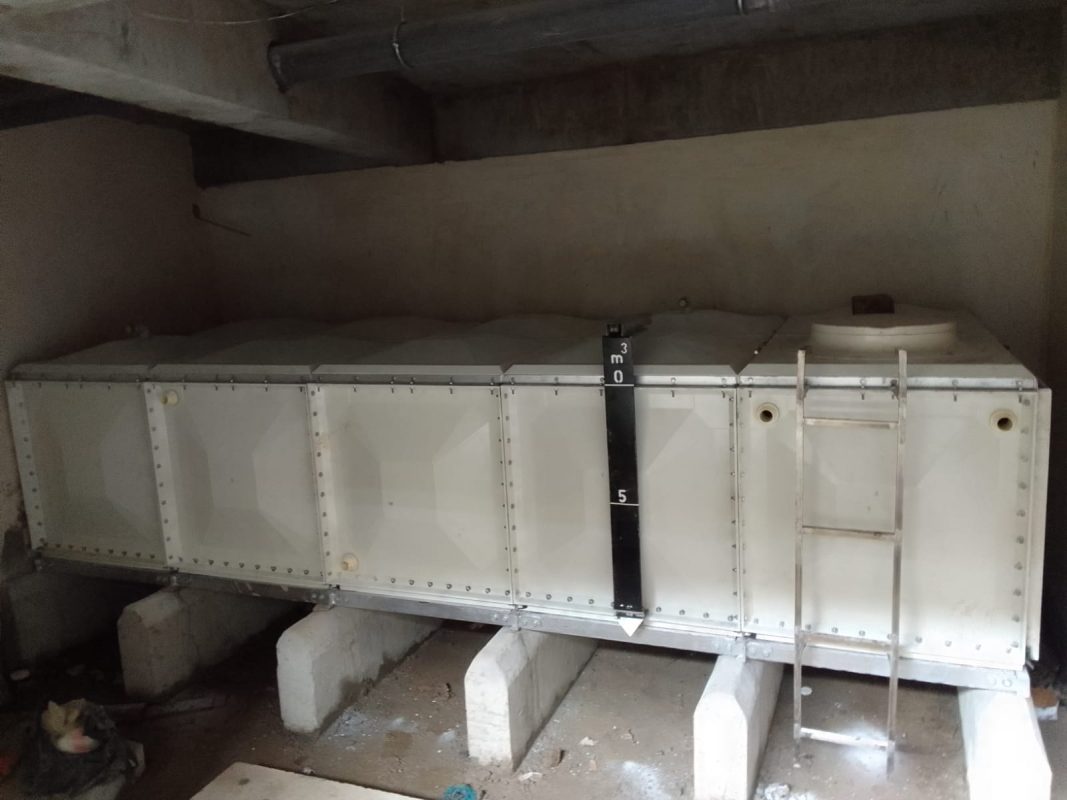 sectional water storage tanks